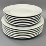 Durable Winged Dinner Plate Sets | 230mm & 260mm | White