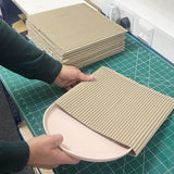 Plate Packing Sleeves | 30x30cm | Cardboard | Fits Up to 26cm Plate