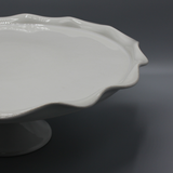 Cook & Host Cake Stand | Footed Plate | White | 27cm *CLEARANCE*
