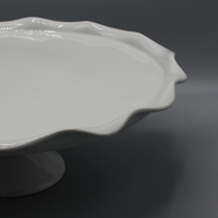 Cook & Host Cake Stand | Footed Plate | White | 27cm *CLEARANCE*