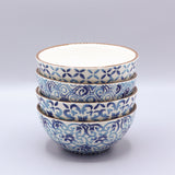 Piastrella Cereal Bowl | White & Blue | 145mm