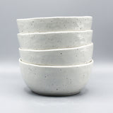Freckle Soup/Cereal Bowls | 137mm | Speckled White | Table Tales