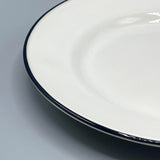 Beja Salad Plate | White & Blue | 230mm *CLEARANCE*