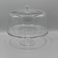 Simplicity Cake Stand with Straight Sided Dome