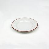 Beja Bread Plate | White & Red | 148mm *CLEARANCE*