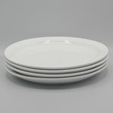 Durable Narrow Rim Plates | 260mm | Porcelain Dinner Plates | White | Crockery Direct | 26cm