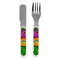 Monster Knife & Fork Cutlery Set | 140mm | Children's Cutlery *CLEARANCE*