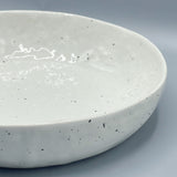 Freckle Low Bowls | 208mm | Speckled White | Table Tales